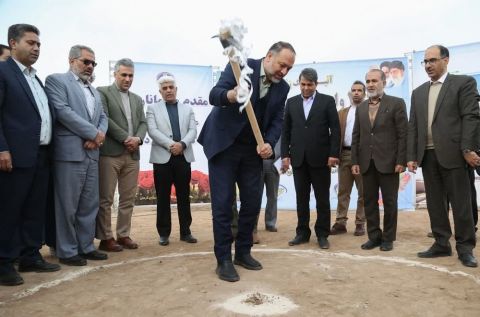 کلنگ زنی 456 واحد  مسکن مددجویان در کرمان 1403/12/02