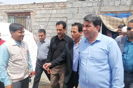 بازدید مدیر کل کمیته امداد استان کرمان از مناطق سیل زده شهرستان قلعه گنج
