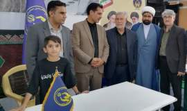 برپایی میز خدمت کمیته امداد در نماز جمعه شهر کرمان